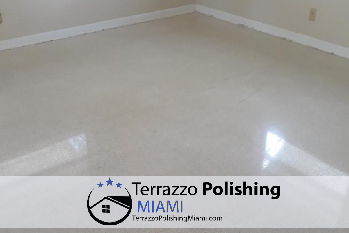 Terrazzo Floor Clean and Polishing Service in Miami