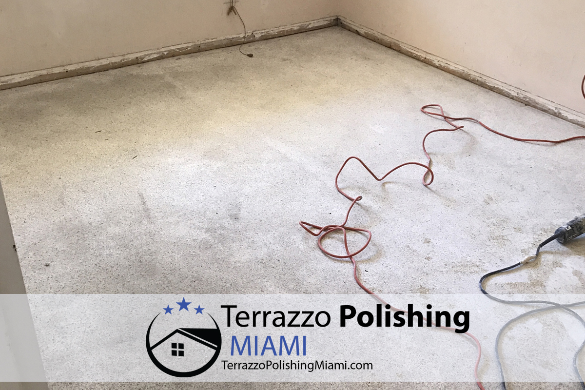 Terrazzo Floor Remove and Installing Miami