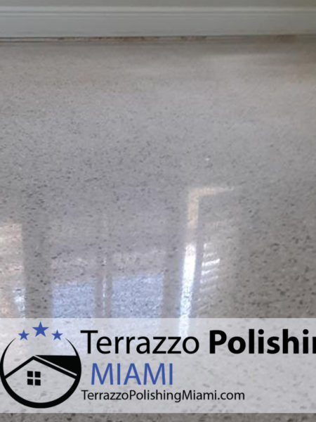 Terrazzo Tile Polishing Process in Miami