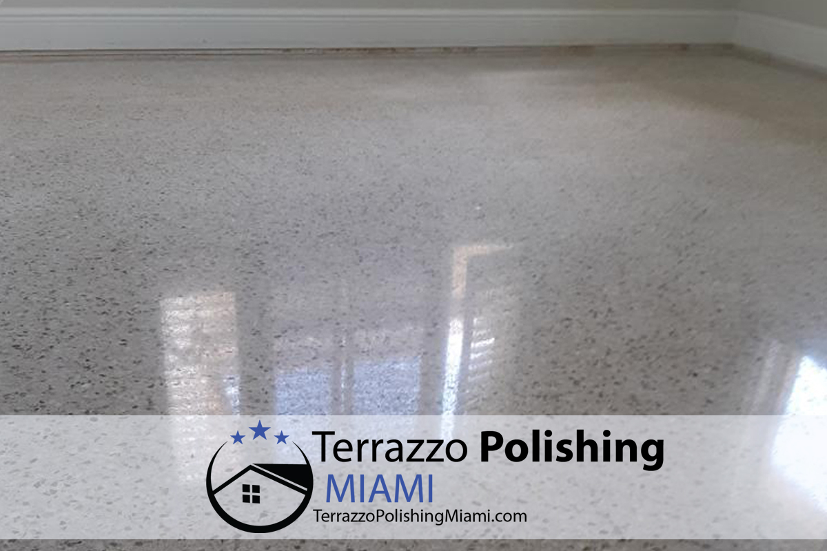 Terrazzo Tile Polishing Process in Miami