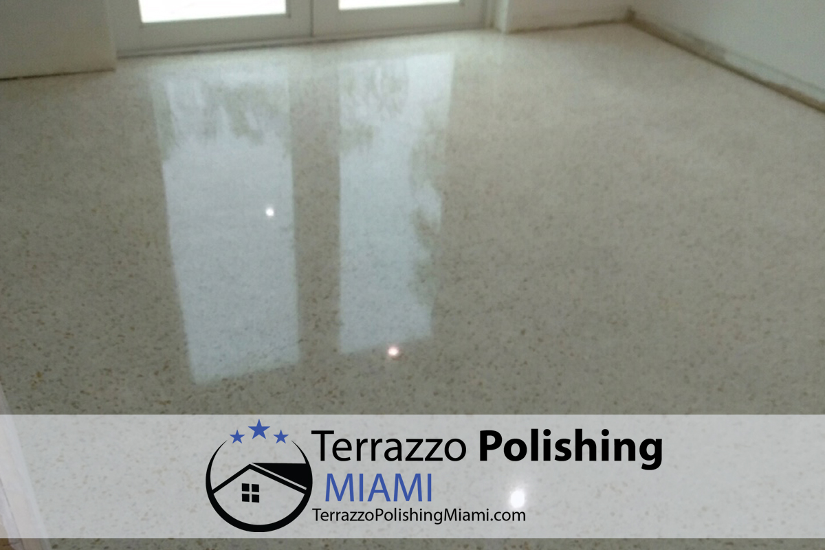 Terrazzo Floor Cleaning Process Miami
