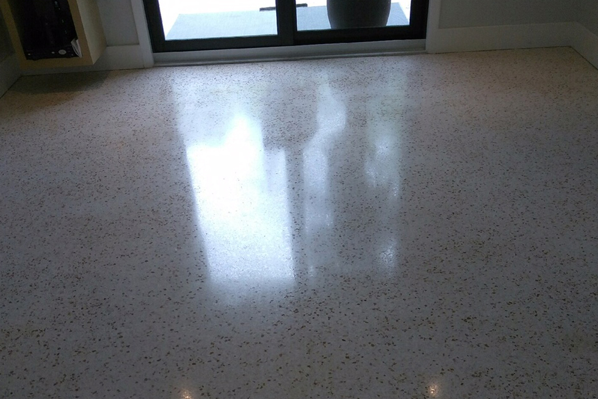 Terrazzo Floor Restored Service Miami